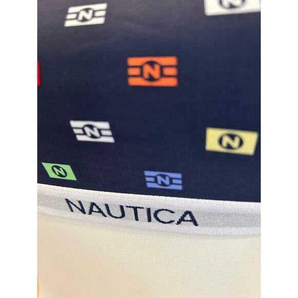 Nautica Intimates Sports Bra - Blue, White & Red - Large - Picture 4 of 6